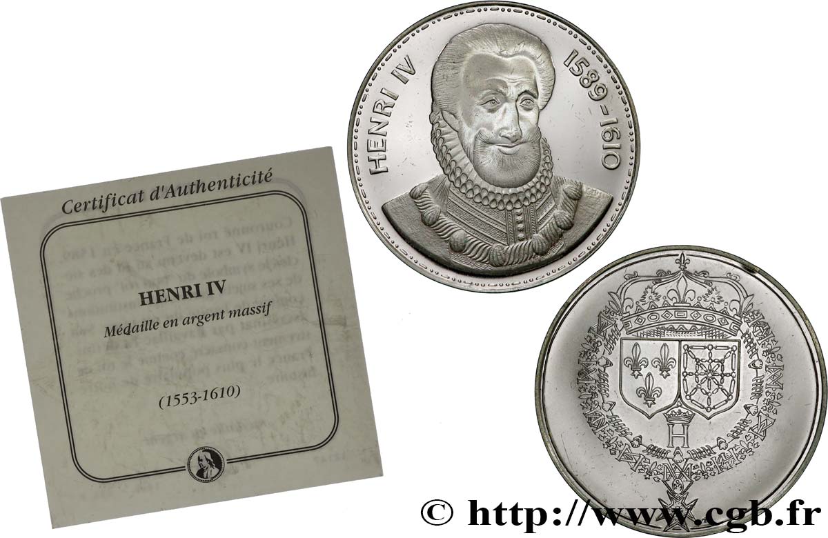 HENRI IV LE GRAND Médaille, Henri IV BE