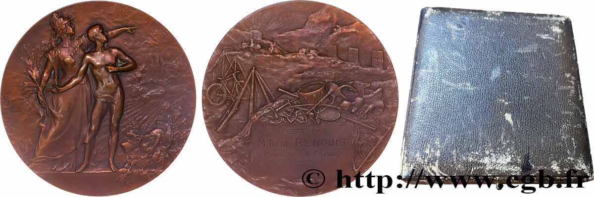 TIR ET ARQUEBUSE Médaille, offer par René Renoult, ministre du travail MBC+