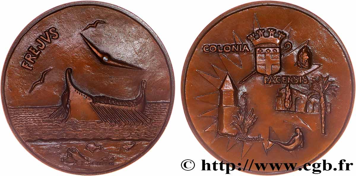 QUINTA REPUBBLICA FRANCESE Médaille, Fréjus SPL