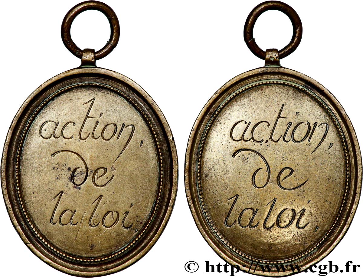 FRENCH CONSTITUTION - NATIONAL ASSEMBLY Médaille des huissiers et exécuteurs de jugements XF