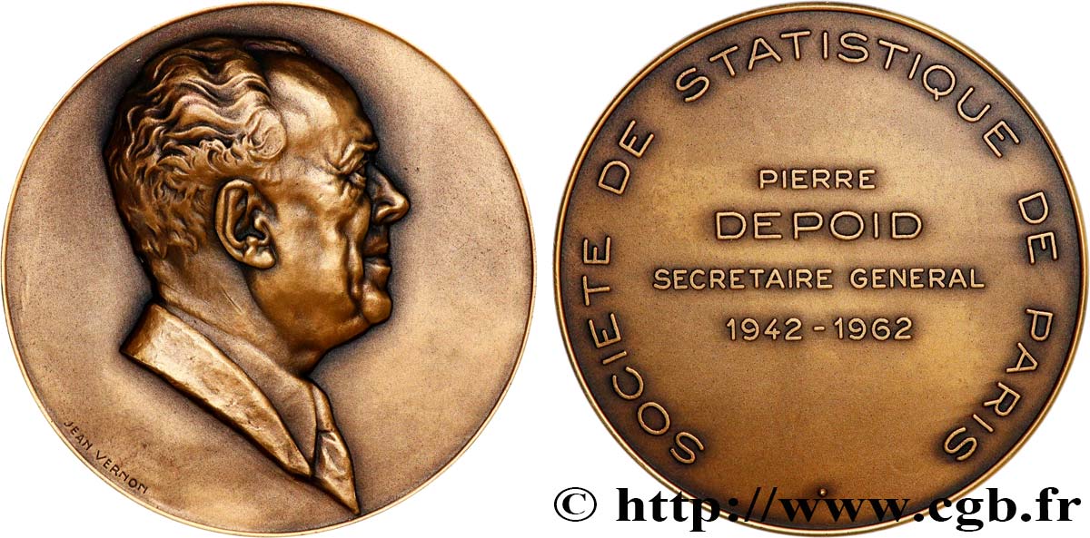 CINQUIÈME RÉPUBLIQUE Médaille, Pierre Depoid TTB+