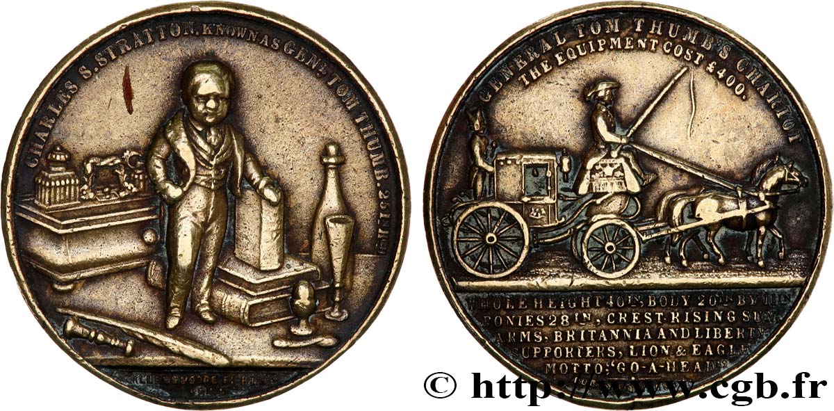 ROYAUME-UNI Médaille, Charles Sherwood Stratton TB