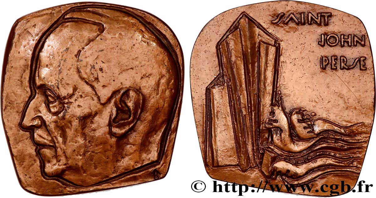 LITERATURE : WRITERS - POETS Médaille, Alexis Leger, dit Saint-John Perse AU