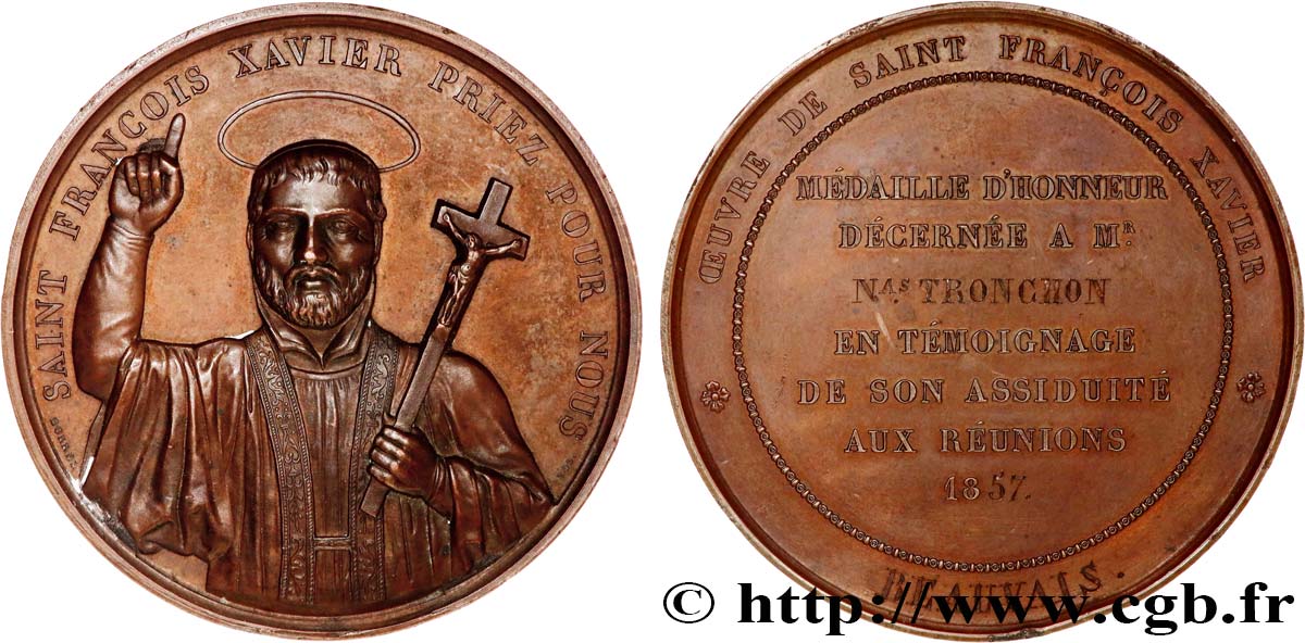 SECOND EMPIRE Médaille d’honneur, St François-Xavier AU
