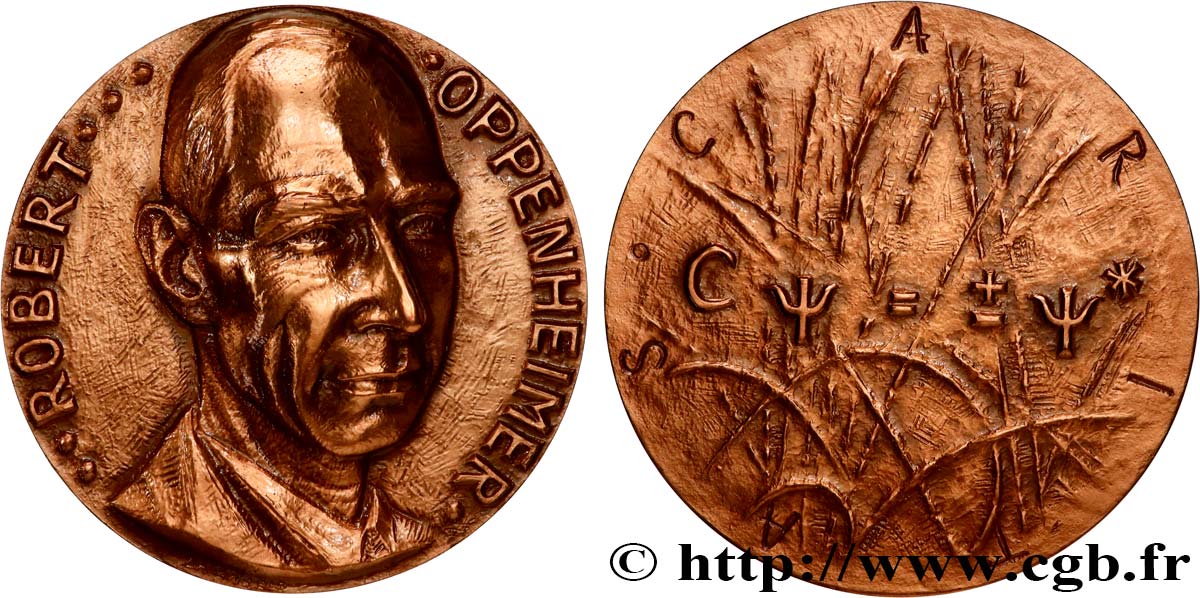 SCIENCE & SCIENTIFIC Médaille, J. Robert Oppenheimer AU