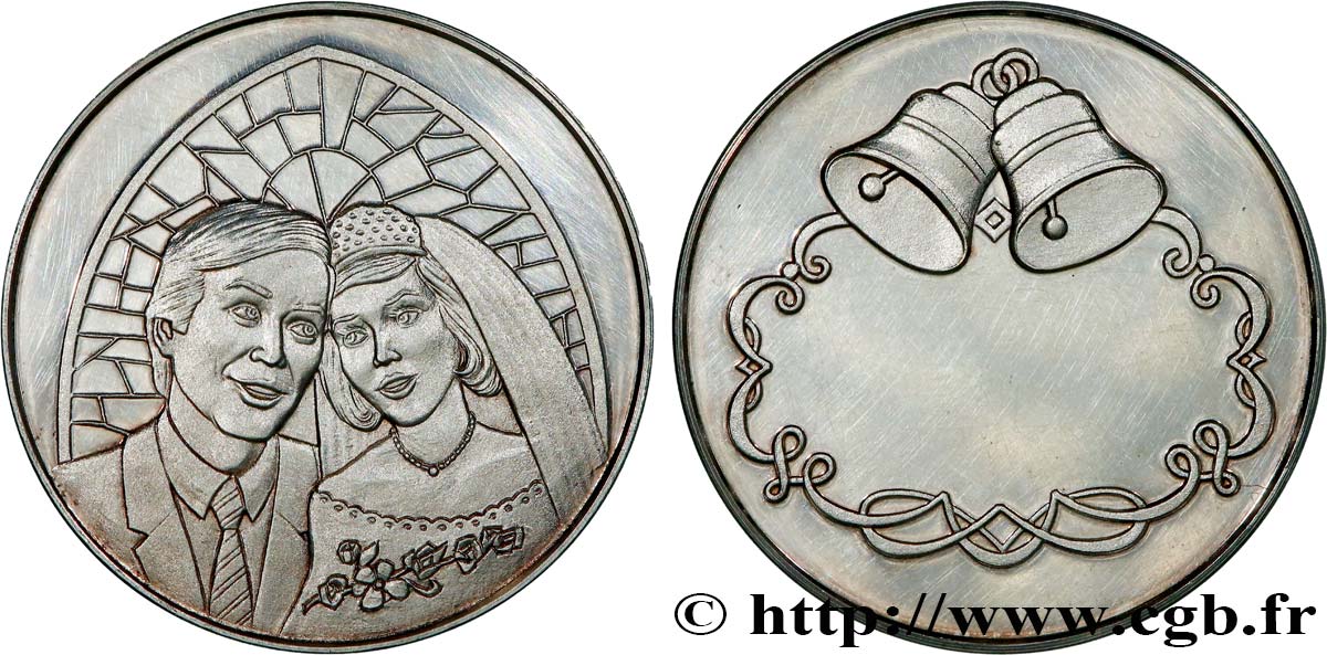 AMOUR ET MARIAGE Médaille de mariage AU