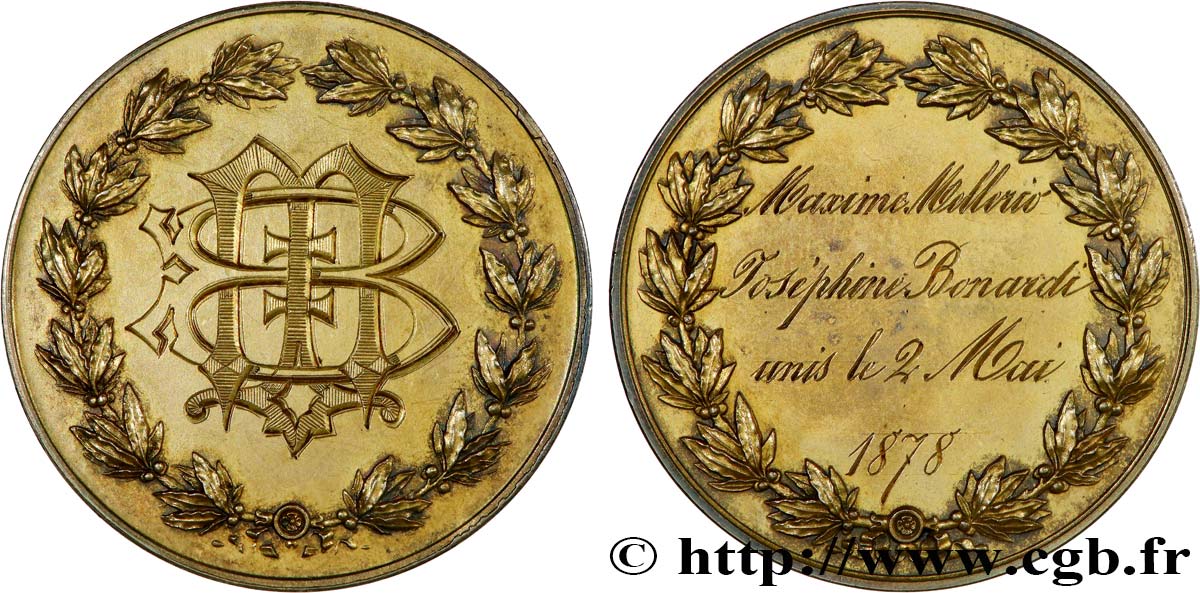 AMOUR ET MARIAGE Médaille de mariage q.SPL