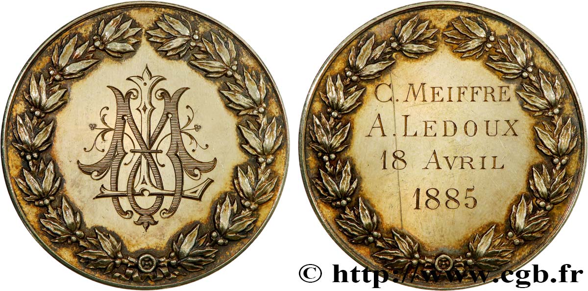 AMOUR ET MARIAGE Médaille de mariage fVZ