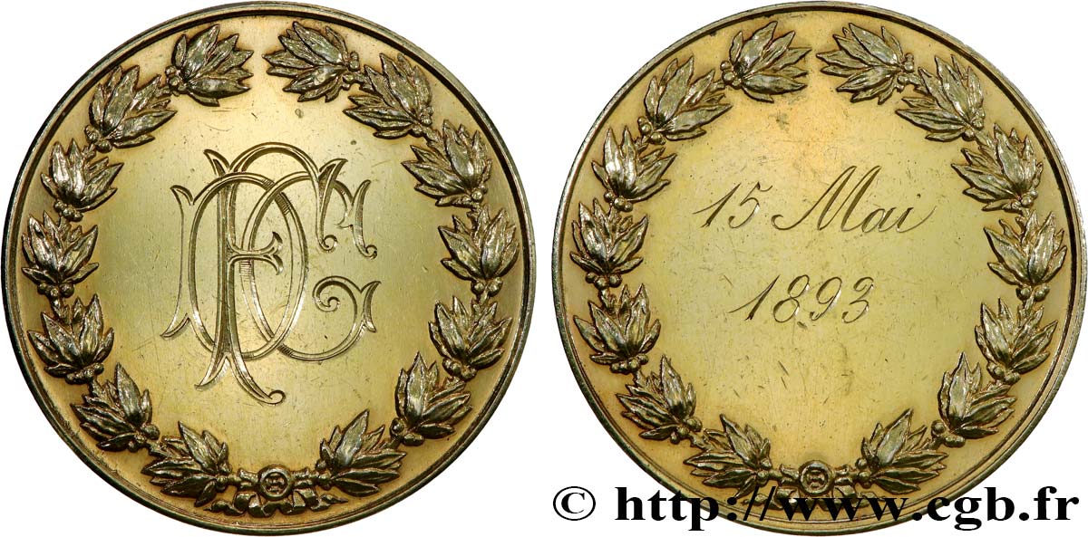 AMOUR ET MARIAGE Médaille de mariage TTB+
