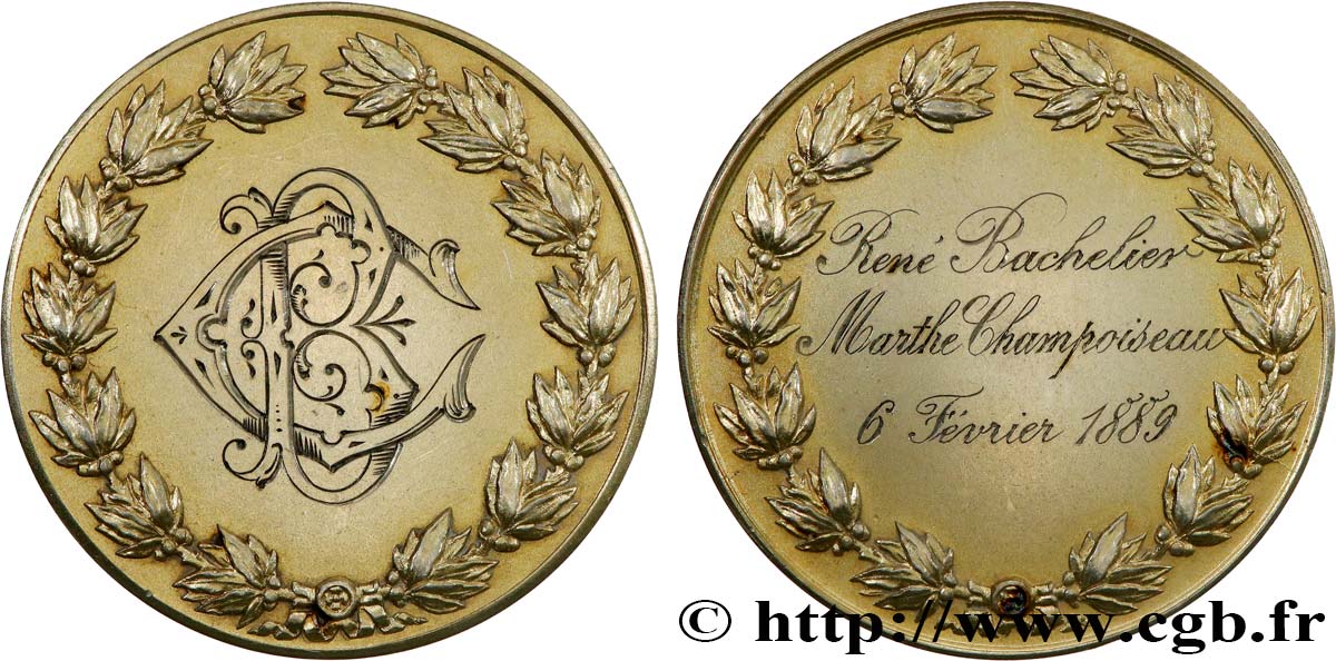 AMOUR ET MARIAGE Médaille de mariage fVZ