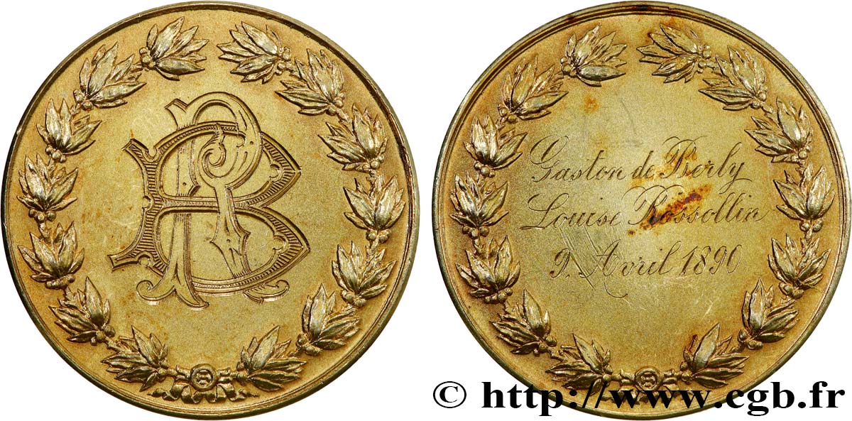 AMOUR ET MARIAGE Médaille de mariage SUP