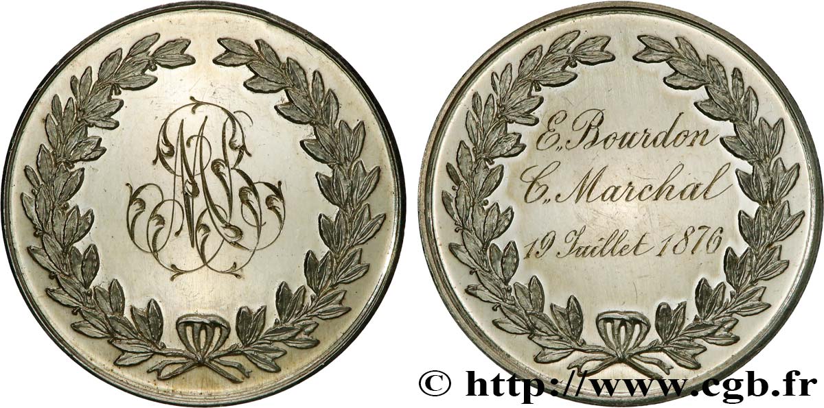 AMOUR ET MARIAGE Médaille de mariage VZ+