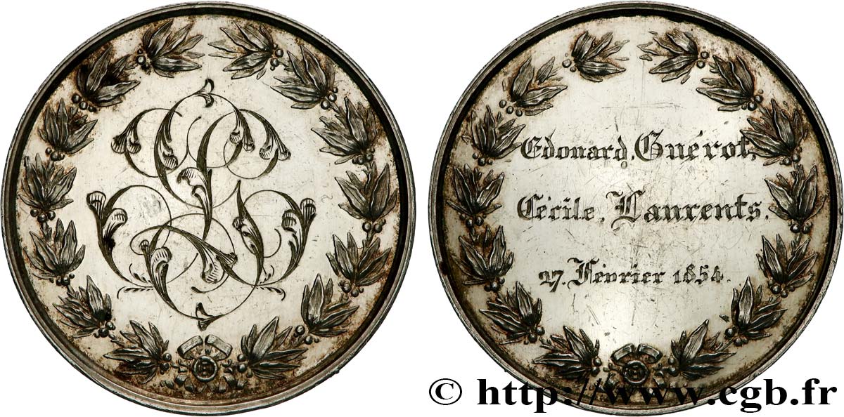 AMOUR ET MARIAGE Médaille de mariage fVZ