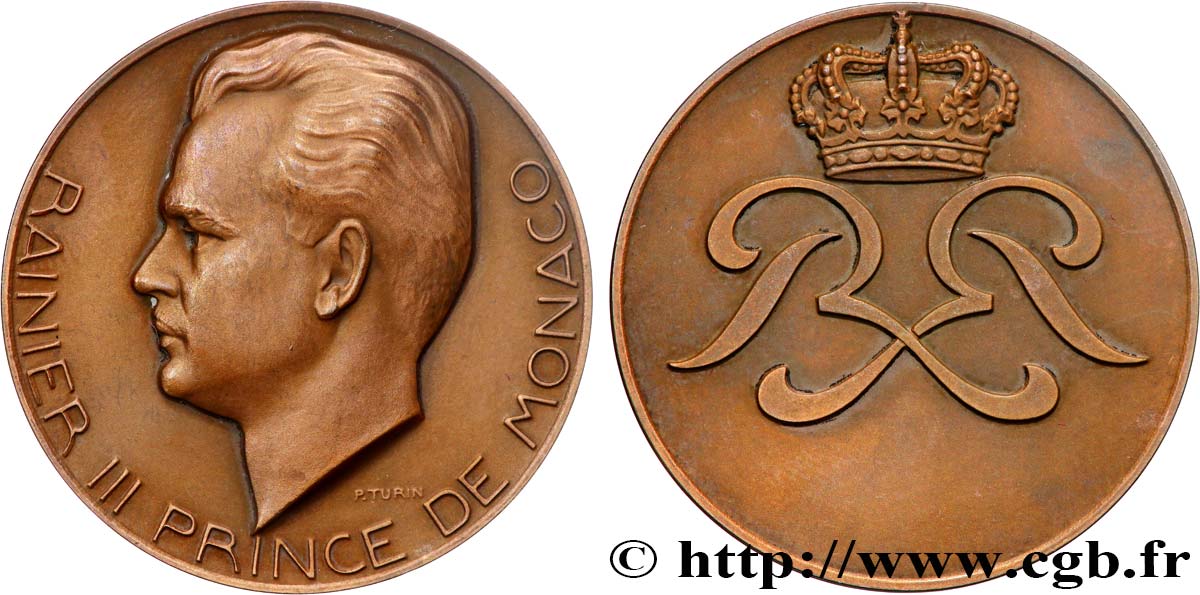 MONACO Médaille, Rainier III, Prince de Monaco SUP