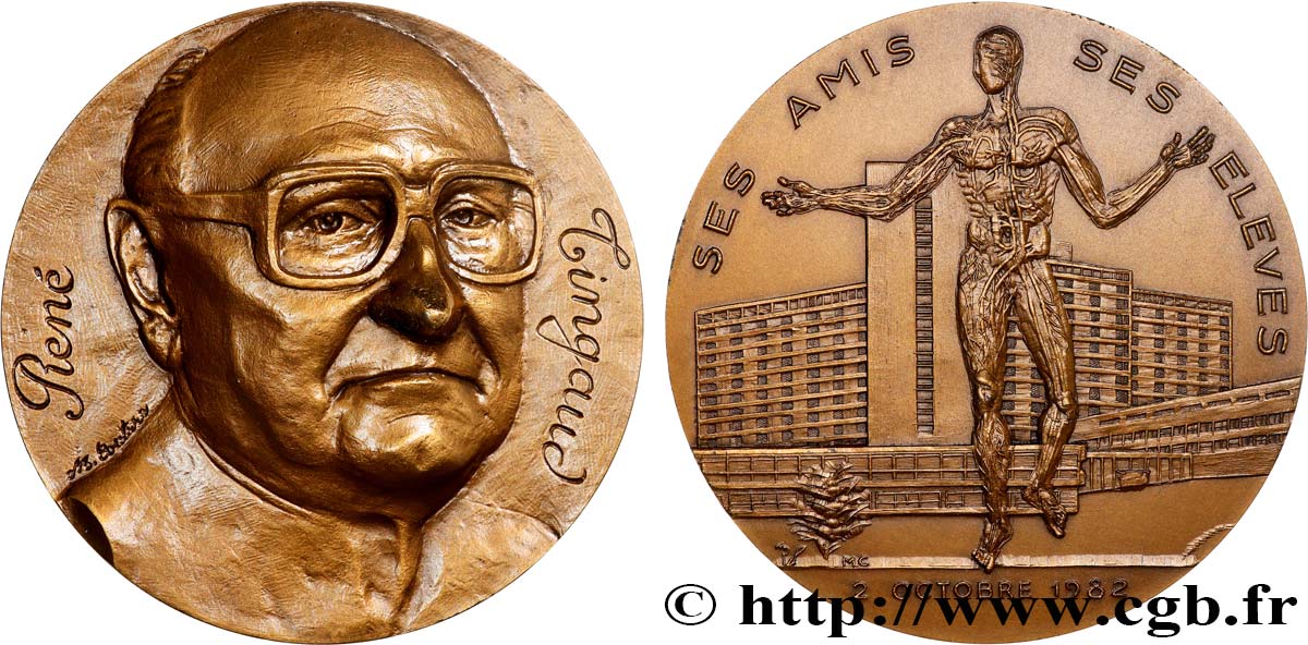 SCIENCES & SCIENTIFIQUES Médaille, René Tingaud SUP