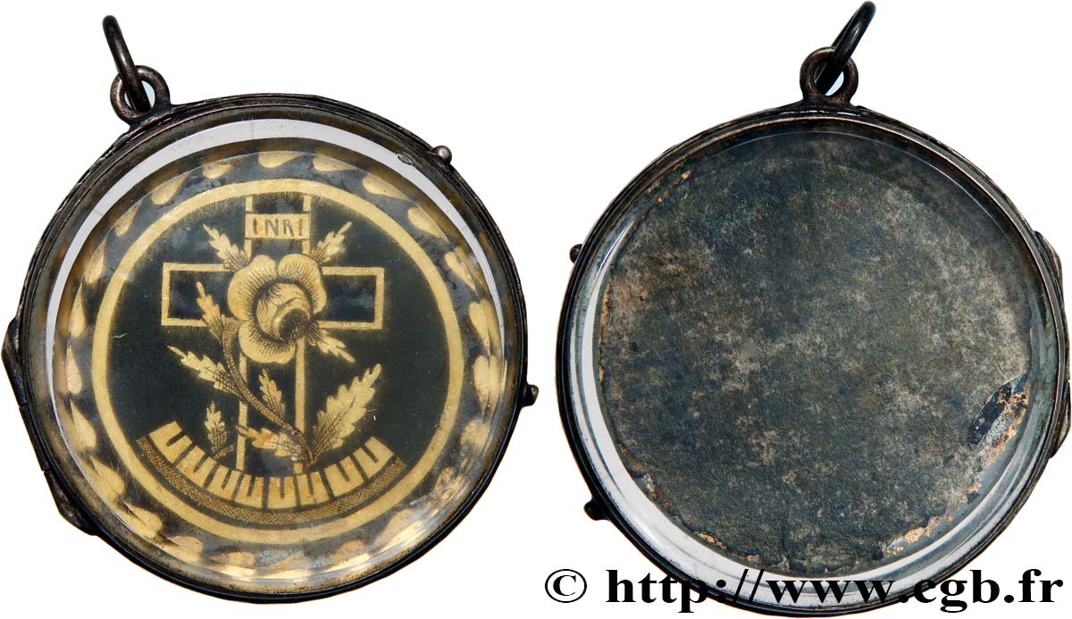 FRANC-MAÇONNERIE - PARIS Médaille, Bijou franc-maçonnique, INRI SS