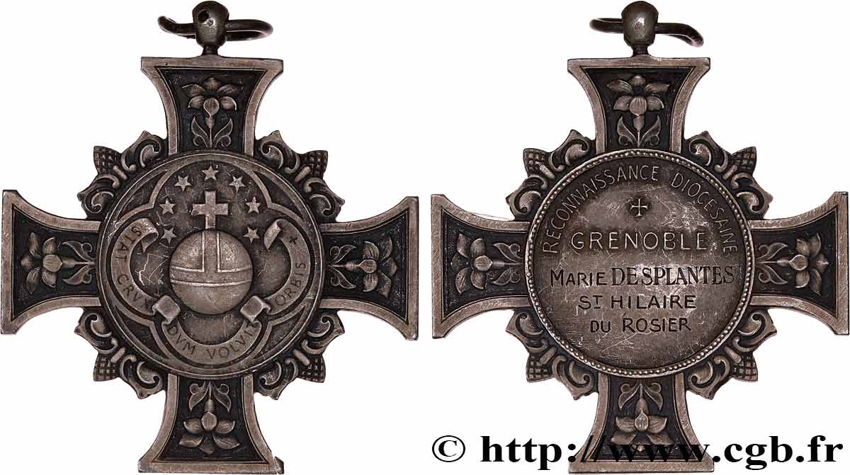 MÉDAILLES RELIGIEUSES Médaille, Reconnaissance diocésaine TTB