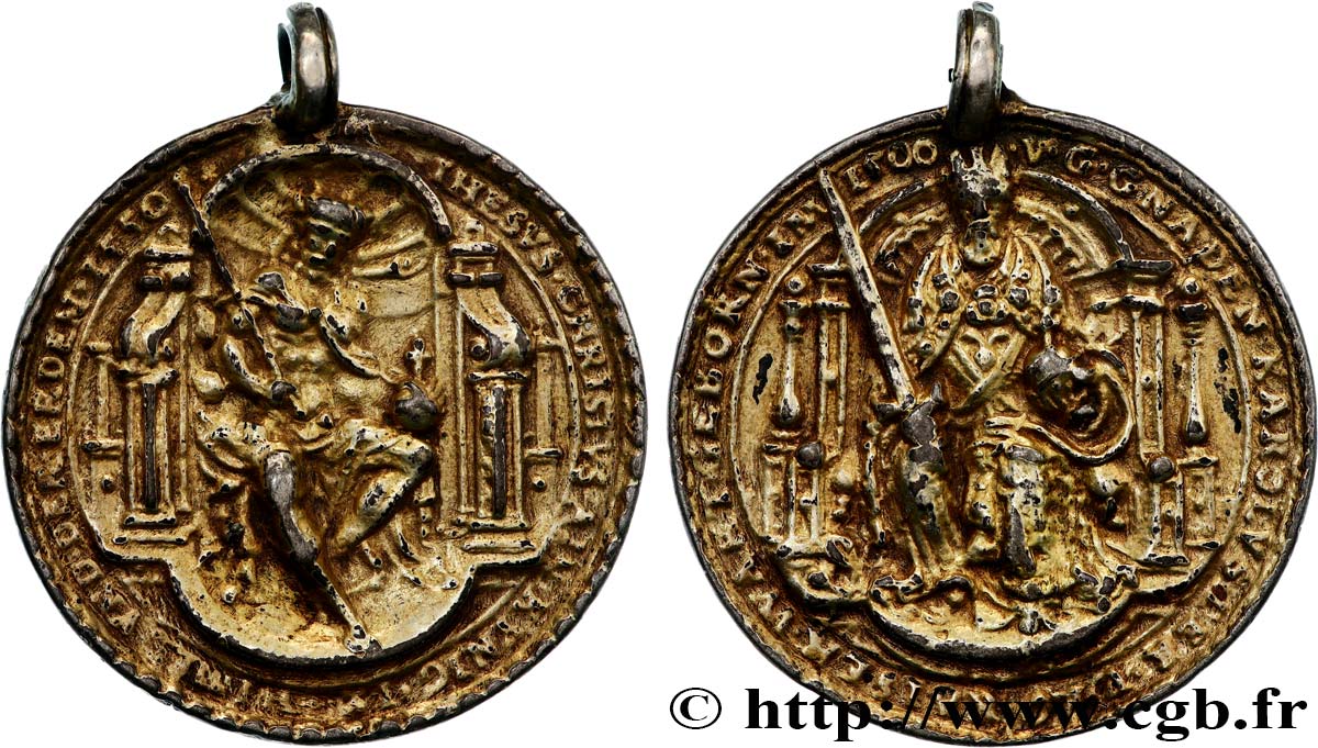 AUSTRIA Médaille, Cinquantième anniversaire de Charles V d’Autriche BB