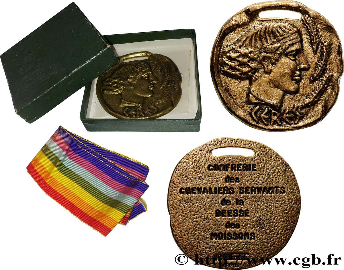 BAKERY and PASTRY: trades and companionship Médaille, Confrérie des chevaliers servants de la déesse AU