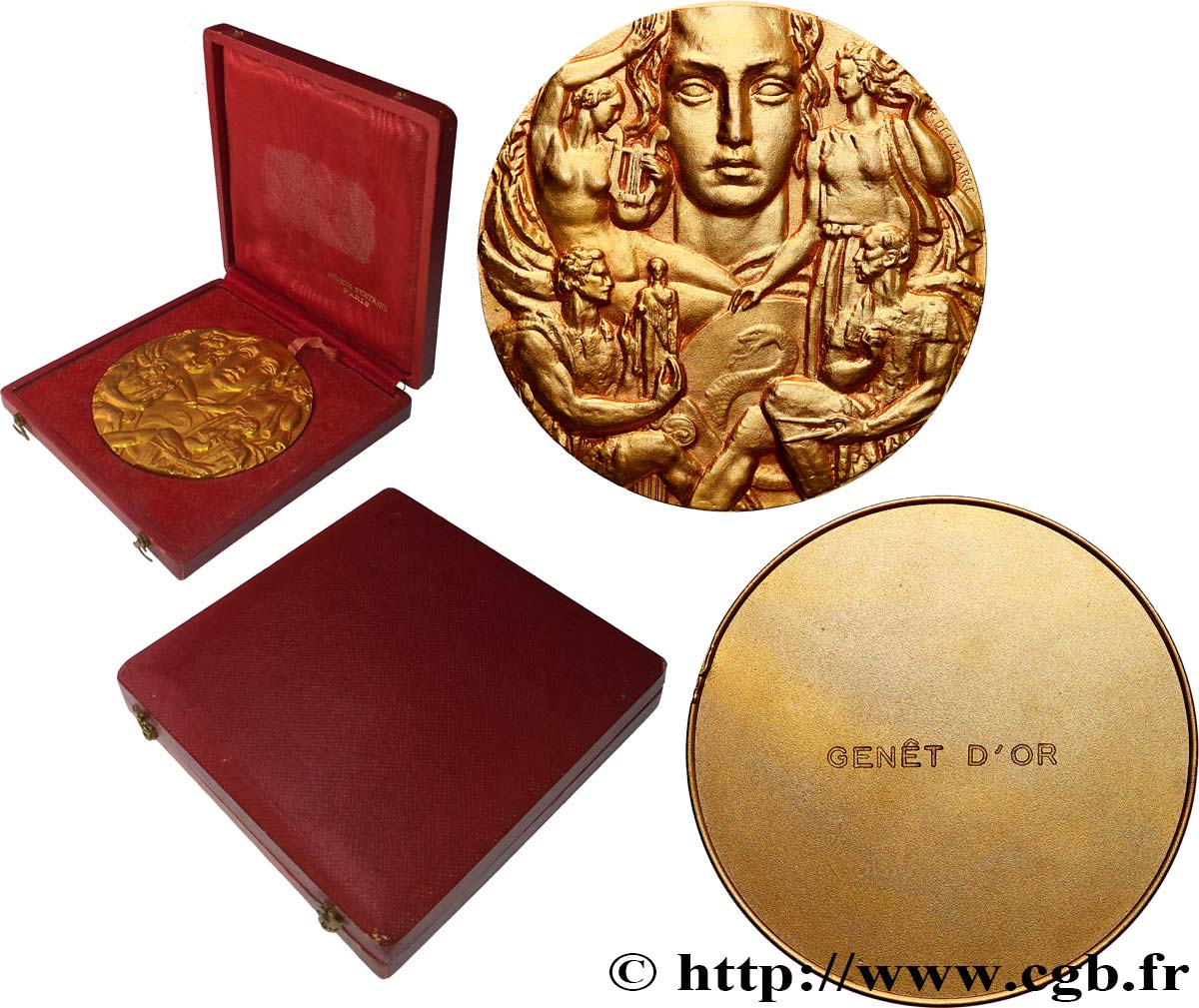 III REPUBLIC Médaille, Genêt d’or AU