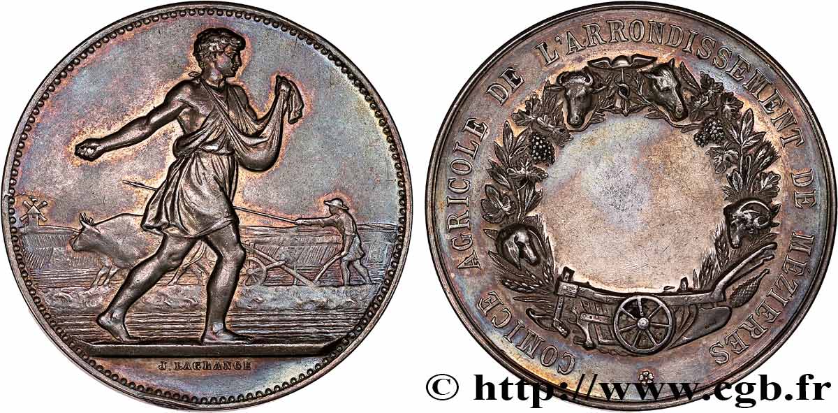 III REPUBLIC Médaille, Comice agricole XF