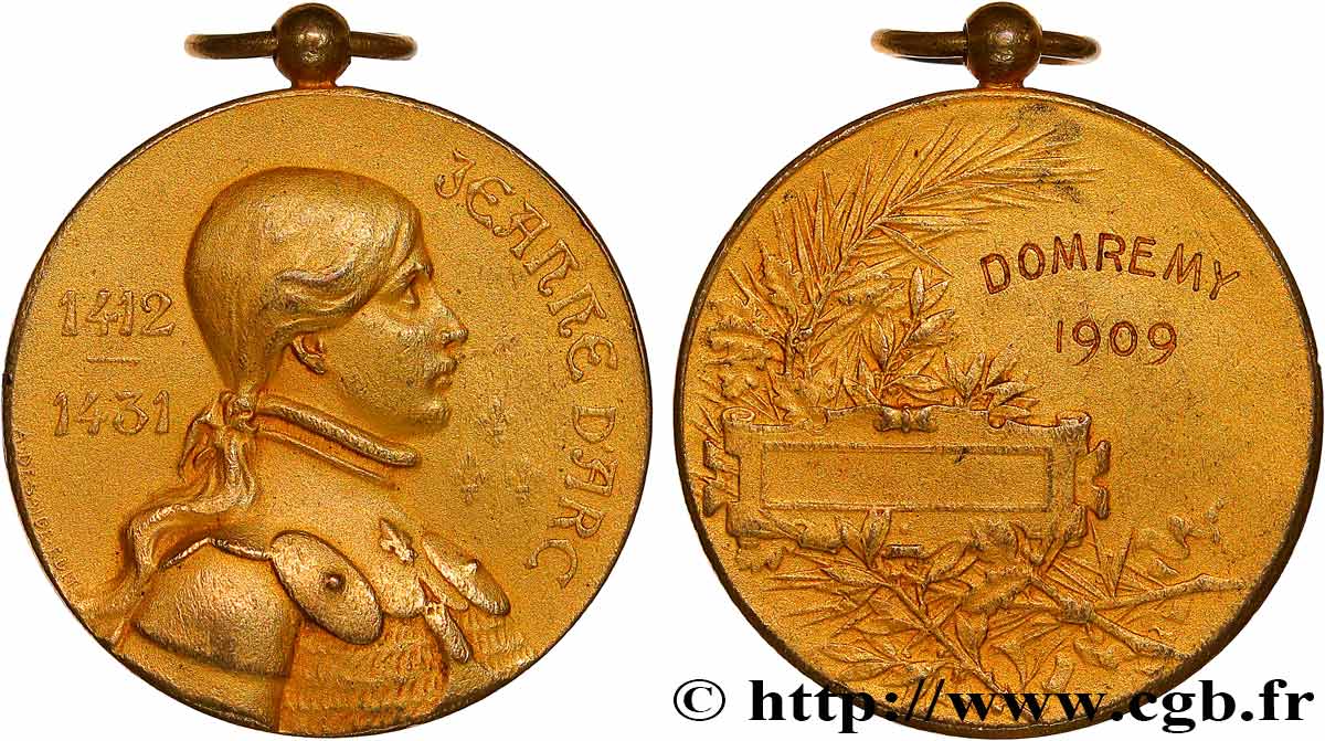 JOAN OF ARC Médaille, Jeanne d’arc XF