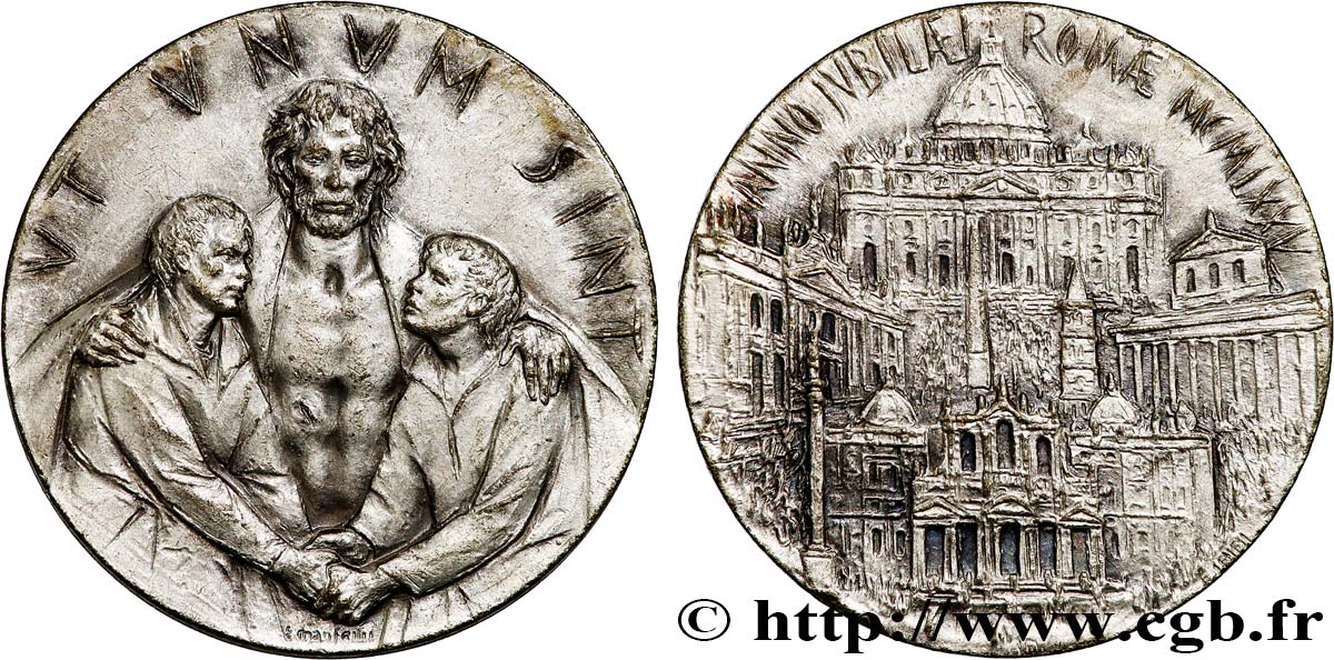 VATICAN ET ÉTATS PONTIFICAUX Médaille du Jubilé pour l’Année Sainte 1975 SUP