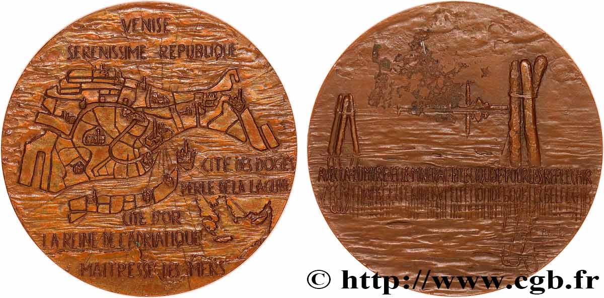 ITALIE - VENISE Médaille, Venise, Sérénissime république TTB+