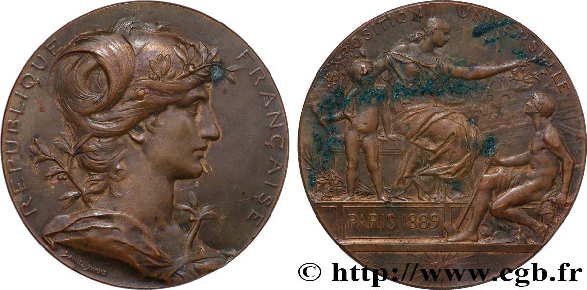 TROISIÈME RÉPUBLIQUE Médaille, Exposition universelle TTB