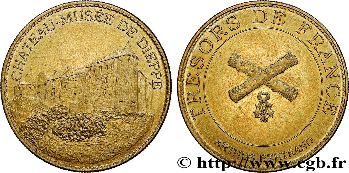 BUILDINGS AND HISTORY Médaille touristique, Chateau-musée de Dieppe fVZ