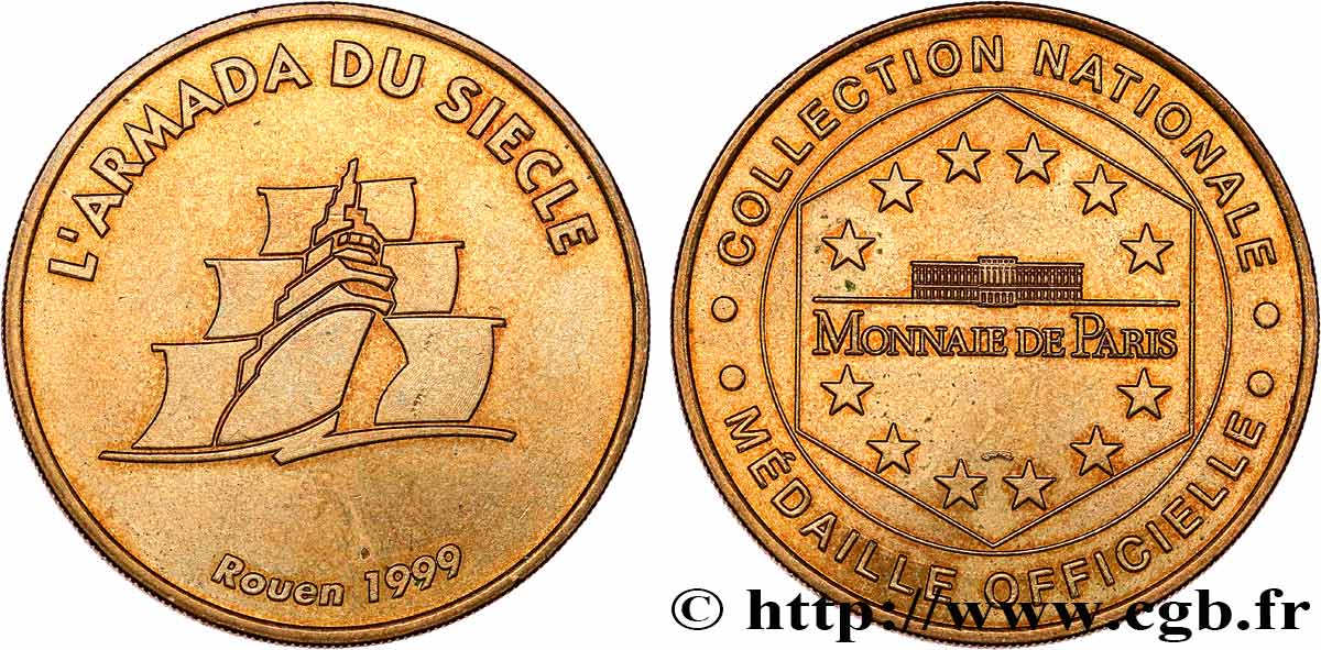 TOURISTIC MEDALS Médaille touristique, l’Armada du siècle fVZ