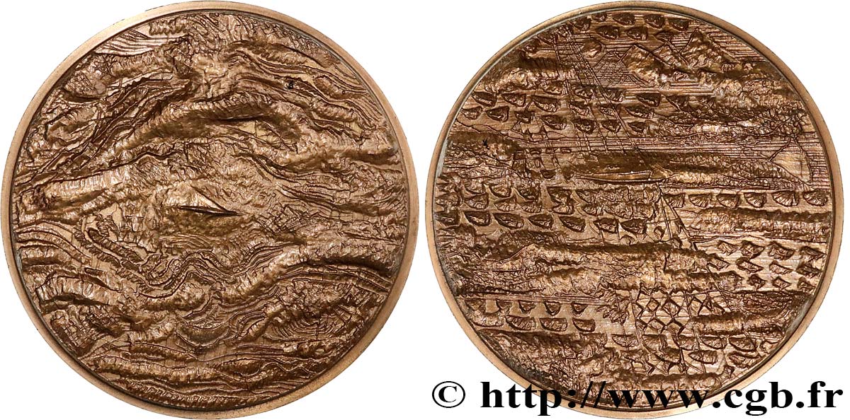 CINQUIÈME RÉPUBLIQUE Médaille, Reliefs montagneux, Tourisme SUP