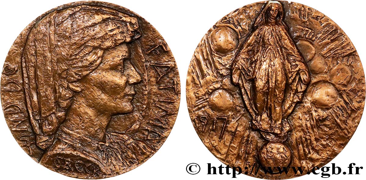 RELIGIOUS MEDALS Médaille, Notre-Dame de Fatima AU