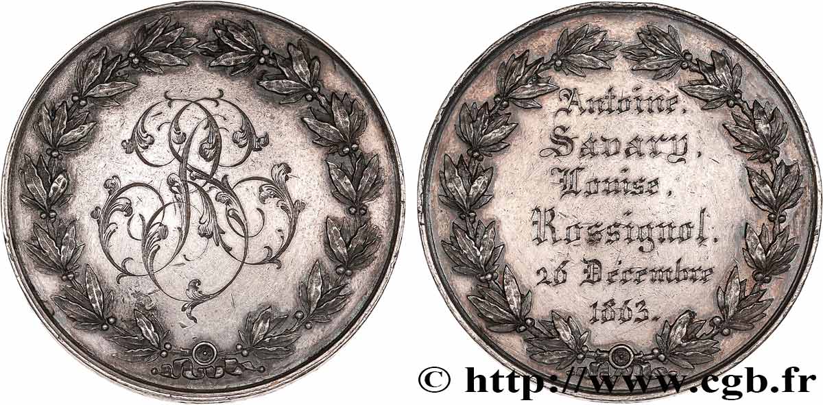 AMOUR ET MARIAGE Médaille de mariage SS