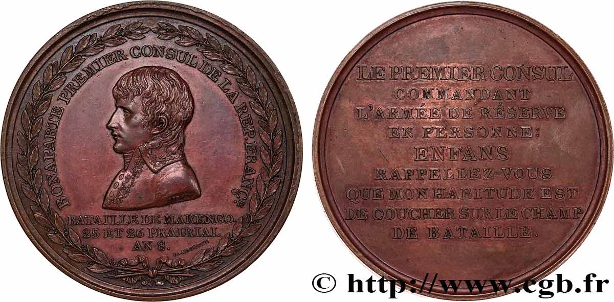 FRANZOSISCHES KONSULAT Médaille, Bataille de Marengo VZ