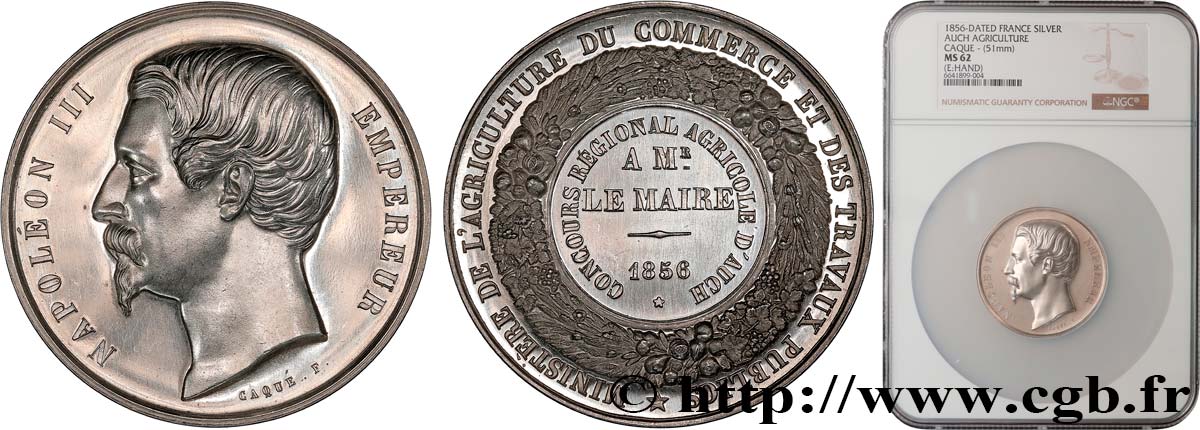 SECONDO IMPERO FRANCESE Médaille, Concours régional agricole SPL62