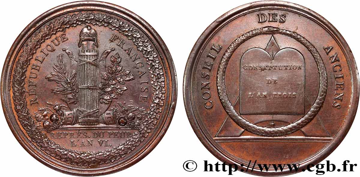 DIREKTORIUM Médaille, Conseil des Cinq-Cents SS