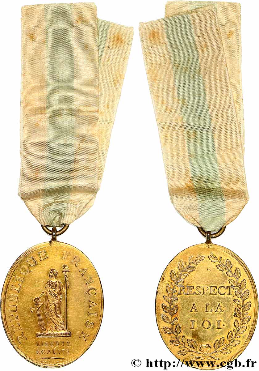 THE CONVENTION Médaille, Respect à la loi XF