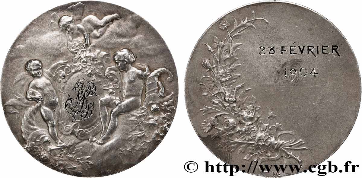AMOUR ET MARIAGE Médaille de mariage AU