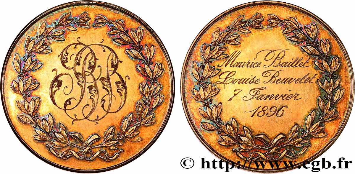 AMOUR ET MARIAGE Médaille de mariage q.SPL