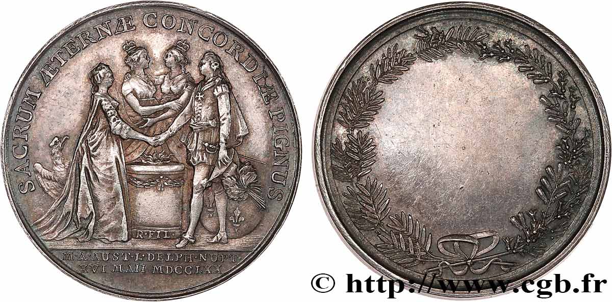 AMOUR ET MARIAGE Médaille de mariage AU