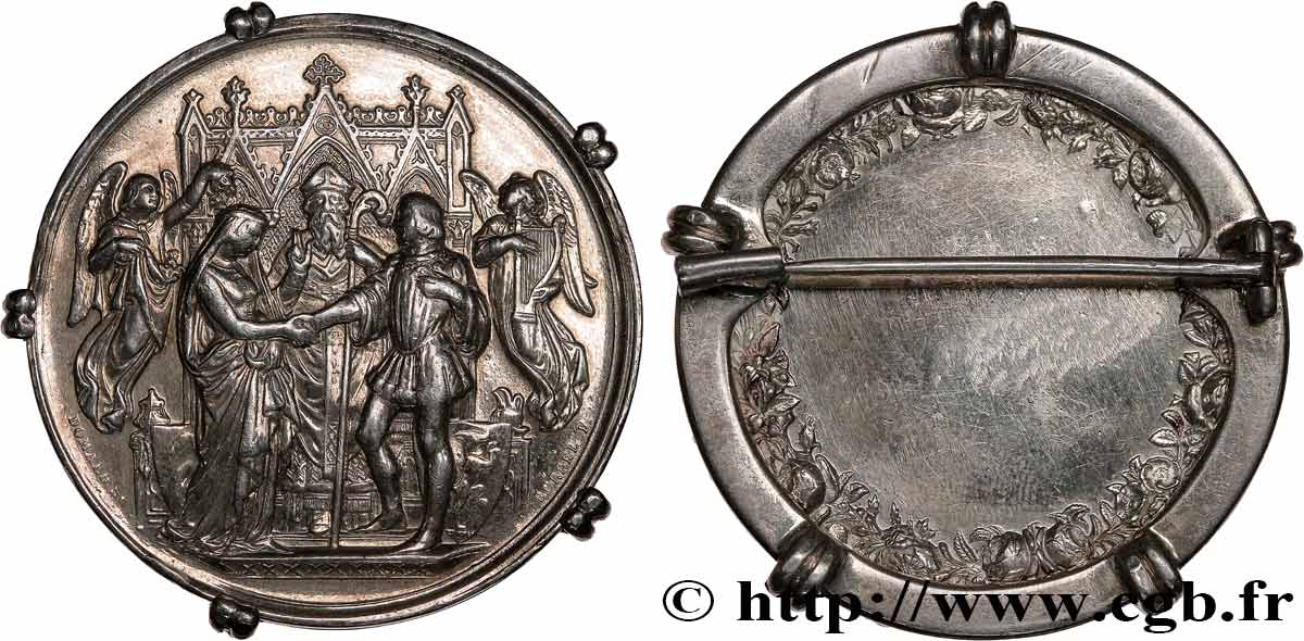 AMOUR ET MARIAGE Médaille de mariage XF