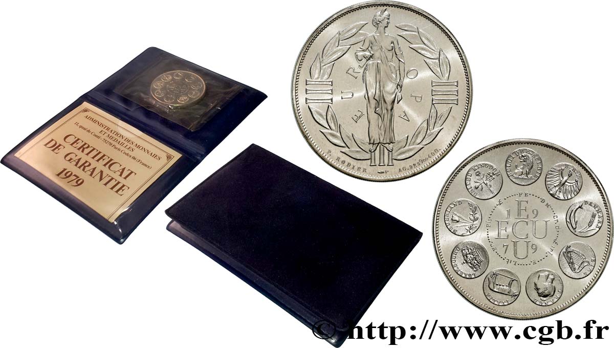 CINQUIÈME RÉPUBLIQUE ECU Europa FDC