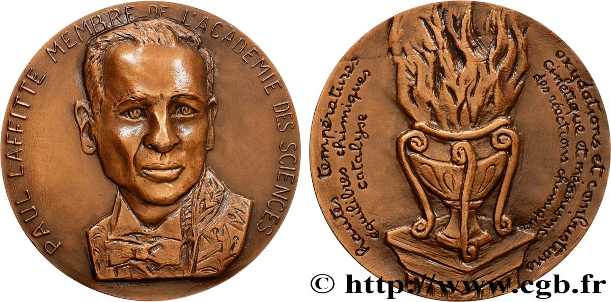 SCIENCES & SCIENTIFIQUES Médaille, Paul Laffitte VZ