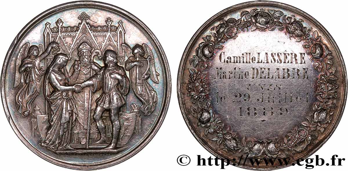 AMOUR ET MARIAGE Médaille de mariage q.SPL