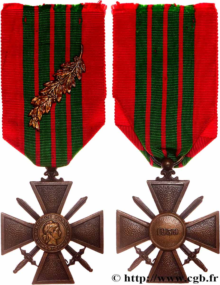 ÉTAT FRANÇAIS Croix de guerre, 1939-1945 SUP