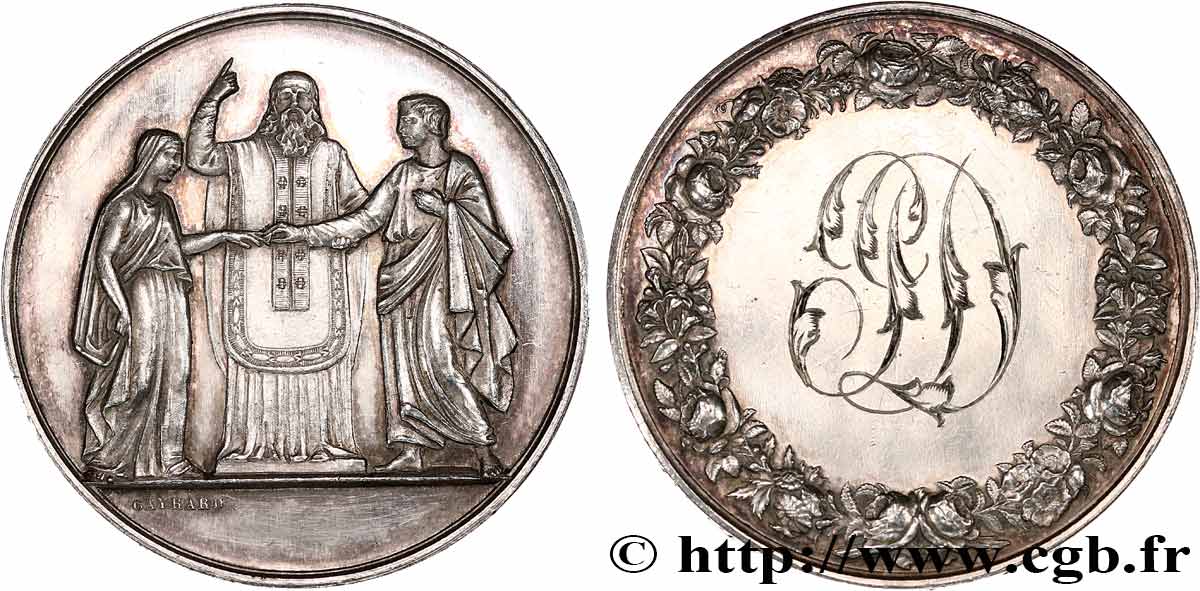 AMOUR ET MARIAGE Médaille de mariage q.SPL