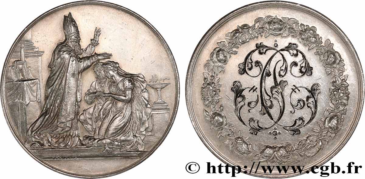 AMOUR ET MARIAGE Médaille de mariage fVZ