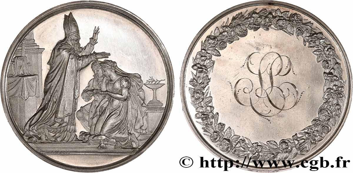 AMOUR ET MARIAGE Médaille de mariage q.SPL
