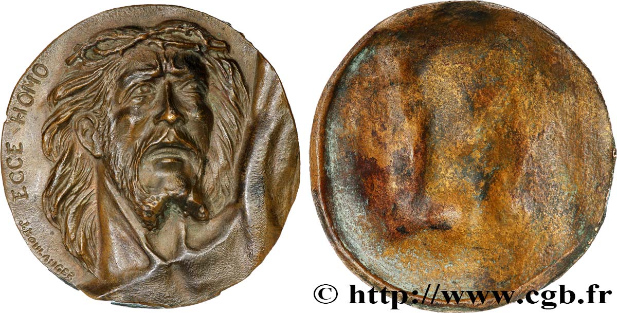 RELIGIOUS MEDALS Médaille, Ecce Homo AU